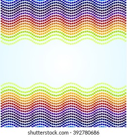 
halftone colorful  waves sea vector illustration abstract pattern background colorful wallpaper water