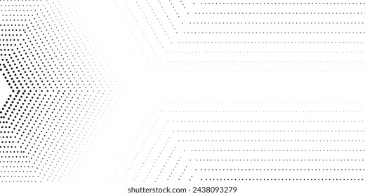 Halftone concentric dot lines background. Spotted and dotted half circles gradient	