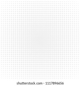 Halftone concept. Abstract white background. Can be used in cover design, book design, website background, CD cover, advertising. Vector illustration.