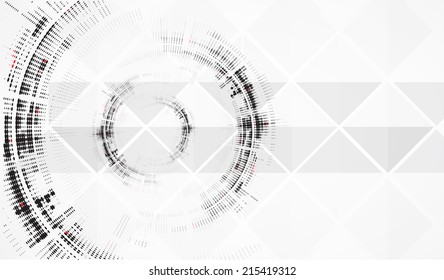 Halftone Concept for New Technology Corporate Business & development background
