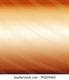 Halftone copper background with arcs. Vector modern background for posters, brochures, sites, web, cards, covers, interior design