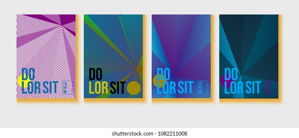 Halftone Covers Template. Modern Blend Funky Corporate Identity. Futuristic Pattern, Abstract Business Backgrounds. VIP Cool Halftone Minimal Covers. Neon Colored Retro Shapes, Folder Design.