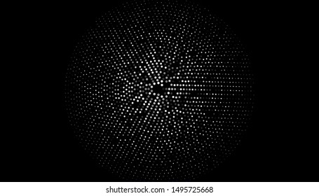 Halftone dark background template premium