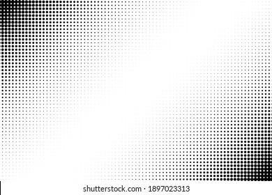 
Halftone decorative geometric background, abstract dark dots background, design element