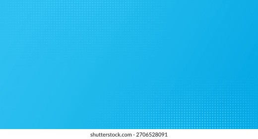 Pontos de design de meio-tom sobre fundo azul. Layout em branco do estilo de pop art cômico. Modelo de design para quadrinhos abstrato