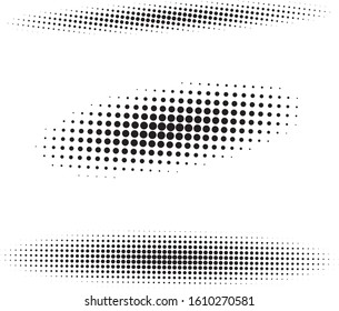 HALFTONE DESIGN. DOTS TEXTURE. MODERN BACKGROUND