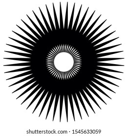 Halftone design element. Sphere, circle. Vector illustration EPS 10 isolated on white background - Vector - Images vectorielles