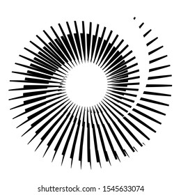 Halftone design element. Sphere, circle. Vector illustration EPS 10 isolated on white background - Vector - Images vectorielles