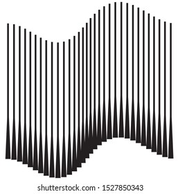 Elemento de diseño de semitonos. Ilustración del vector EPS 10 aislado en fondo blanco - Vector