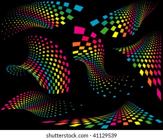 halftone design elements