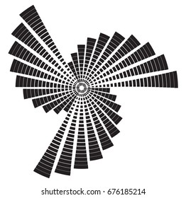 Halftone design element.Vector logo design template.