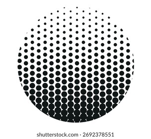 Fondo gráfico de diseño de semitono, patrón de diseño de forma abstracta, Ilustración vectorial de cubierta moderna
