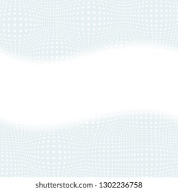 Halftone designed abstract backdrop. Blue Dotted vector background. Vector template for graphic and web designs