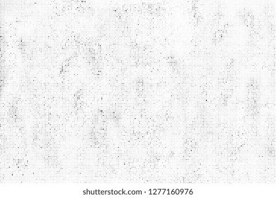 Halftone designed grunge texture. Vintage vector background with place for text or image.