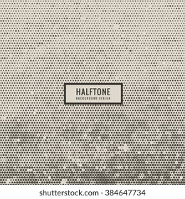 halftone dirty texture