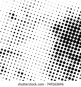 Halftone Distressed Grainy Texture for your design. Dirty typographic dot overlay aged background. Black and white artistic template. EPS10 vector.