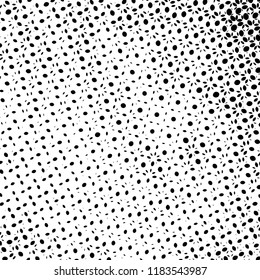 Halftone Distressed Overlay Texture for your design. Empty grunge design element. EPS10 vector.