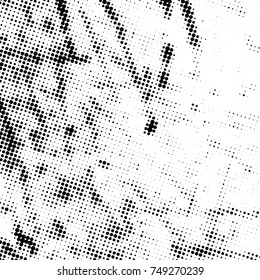 Halftone Distressed Overlay Texture for your design. Grunge Artistic grainy background. EPS10 vector.