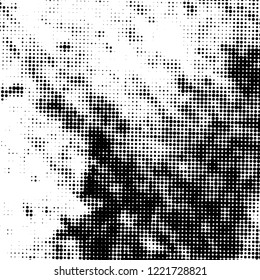 Halftone Distressed Texture for your design. Grunge dotted overlay texture. EPS10 vector.