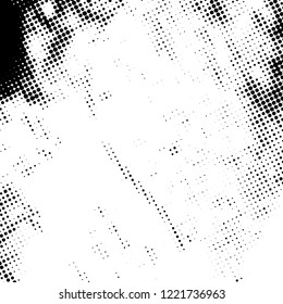 Halftone Distressed Texture for your design. Grunge dotted overlay texture. EPS10 vector.