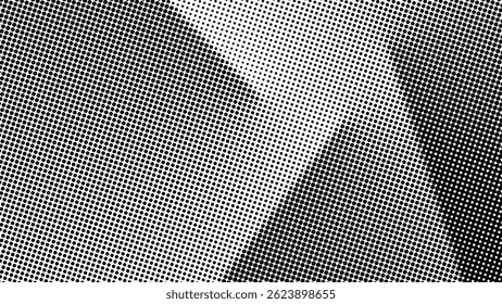 Fondo abstracto del punto del semitono, estilo de la revista, elemento de diseño en transparente