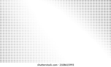 Halftone Punkt abstrakter Hintergrund. Pop Art Template, Textur. Abstrakte Muster-Vektorgrafik.