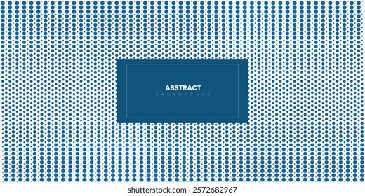 Halftone dot background with dark blue color, abstract background halftone dark blue color