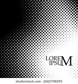 Halftone dot background. hand drawing. Not AI, Vector illustration