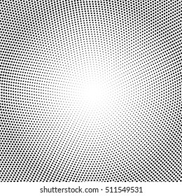 halftone dot circle vector design element