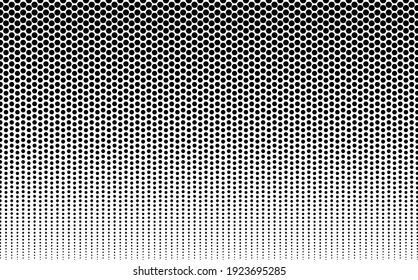 Halftone dot. Fade gradient. Background dots. Point texture. Overlay effect. Gradation transition. Half tone polka. Pop art design. Poka pattern. Dotted prints. Polkadot patern. Halfton noise. Vector