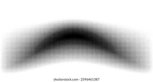 Halftone dot gradient pattern texture set isolated on white background. Dots dot dots ...