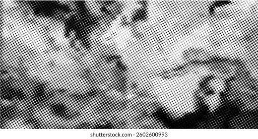 Halftone dot gradient pattern texture set isolated on white background. Dots dots ...