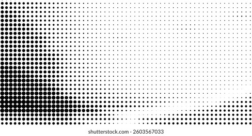 Halftone dot gradient pattern texture set isolated on white background. Dots dot dots ...