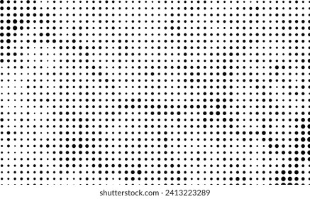 halftone dot pattern background vector, a set of four different abstract dots patterns,   a black and white drawing gradient dots effect, grunge effect with round circle dote texture