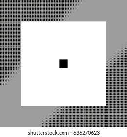 Halftone dot pattern, element, graphic for dtp, dpi prepress. Abstract texture. Vector modern background for posters, business cards.
