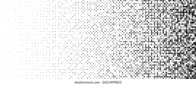 Halftone dot pattern gradient grayscale background circle comic fade. Halftone texture design