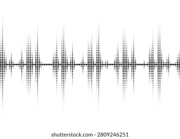 Halftone dot pattern on a white background a repeating visual texture