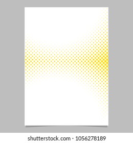 Halftone dot pattern page background design - vector illustration with circles