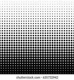 Halftone dot pattern. Vector illustration.