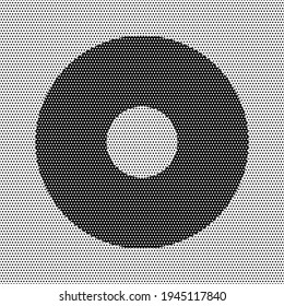 Halftone dot. Seamless pattern. Fade gradient. Background dots. Point noise texture. Overlay effect. Gradation opacity transition.  Polkadot patern. 