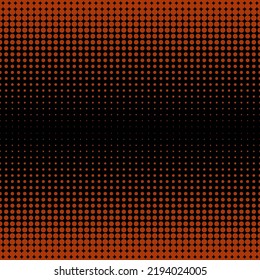 Point de demi-teinte. Motif harmonieux. Dégradé fondu. Points d'arrière-plan. Texture sonore ponctuelle. Effet superposition. Transition de l'opacité de la gradation.  Polkadot patern. Image vectorielle.