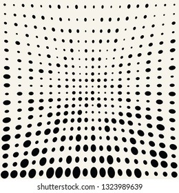 halftone dot seamless pattern, minimal geometric abstract background