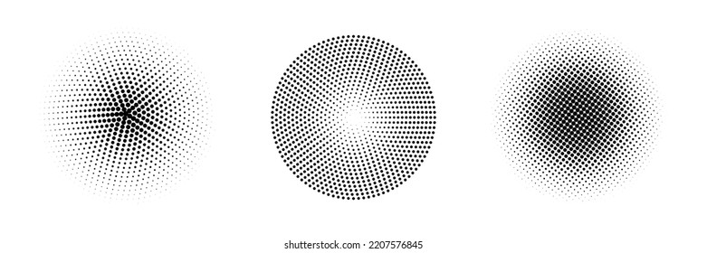 Halftone dot texture on white background. Design element for web banners, wallpapers, postcards, websites. Vector illustration.