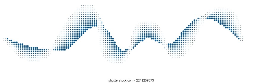 Halftone dot texture on white background. Design element for web banners, wallpapers, postcards, websites. Vector illustration.