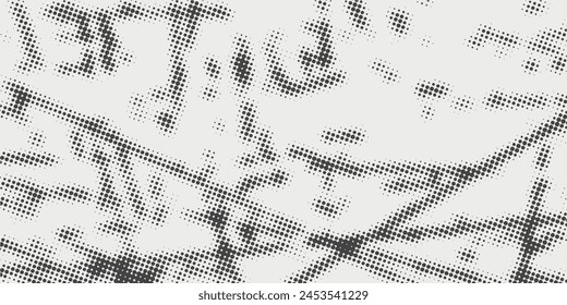 halftone dot texture pattern vector grunge pressure overlay background