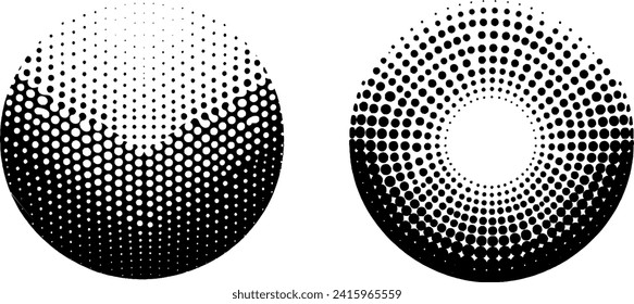 Efecto de tono de punto semitonado efecto de grunge patrón abstracto textura vectorial ilustración retro gráfico.forma de arte de elemento geométrico moderno papel tapiz pop vintage monocromo marco de impresión