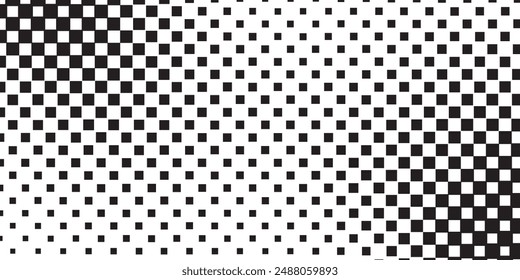 Halftone dot tone grunge effect abstract pattern texture vector graphic retro illustration.gradient geometric element art shape modern creative pop wallpaper vintage monochrome print frame