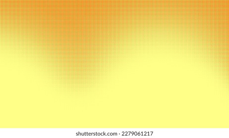 Halftone dots abstract background. Wavy dotted texture. Vector illustration. 
