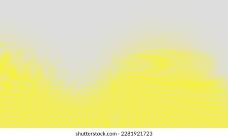 Halftone dots abstract background. Wavy dotted texture. Vector illustration. 