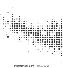 halftone dots abstract business vector design.